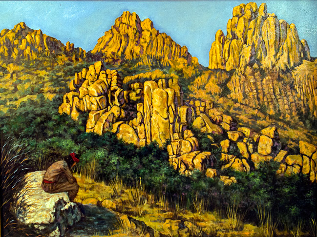 Chief Cochise in Cochise Stronghold, AZ