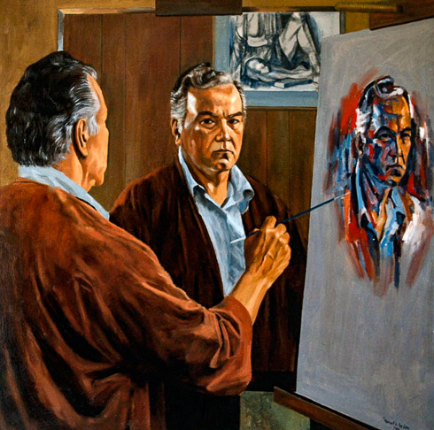 Manuel self-portrait